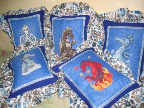pillow  - dragon designed pillow