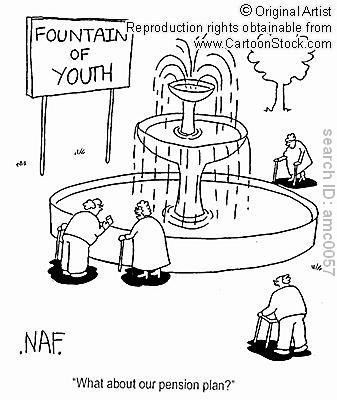 fountain of youth  - fountain of youth cartoon