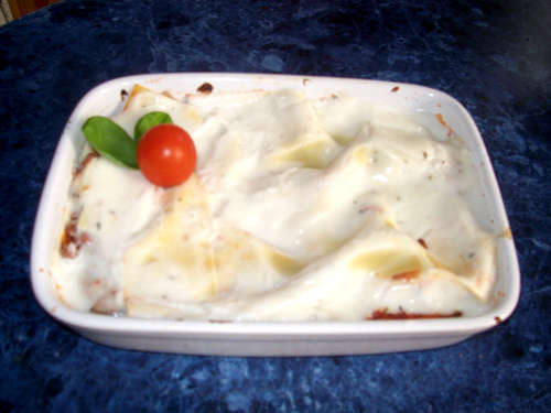 A home made lasgana - A healthy recipe lasagna, home made