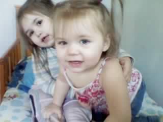 My 1 year old daughter Jailynn~ - This is a picture of Jailynn and Jazzalynn. They look so pretty =) My baby girl just started walking =)