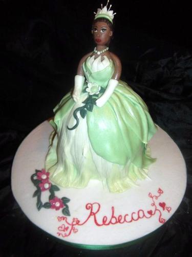 Princess Tiana  - This is her latest, she has made it for my granddaughter's 5th birthday, she is mad on Princess Tiana