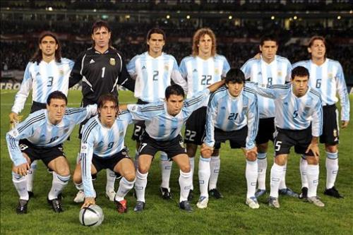 argentina - Argentina team for world cup-2010.
