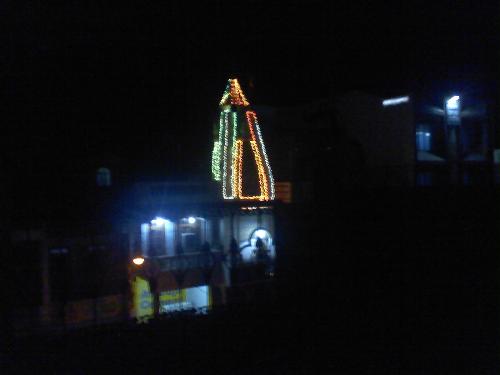 view from my home - There is a temple in front of my home