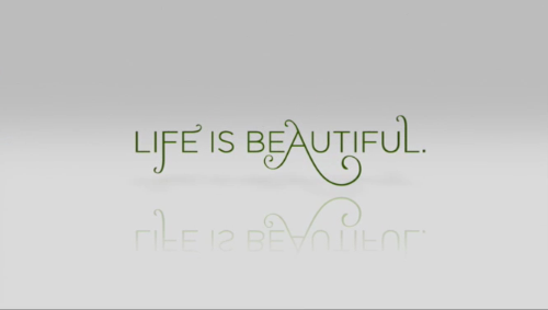 life is beautifull - life is beautiful..........so lets enjoy....:)
