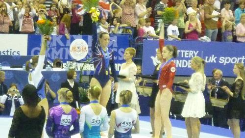 Beth Tweddle - Gold medallist at the 2010 Europeans