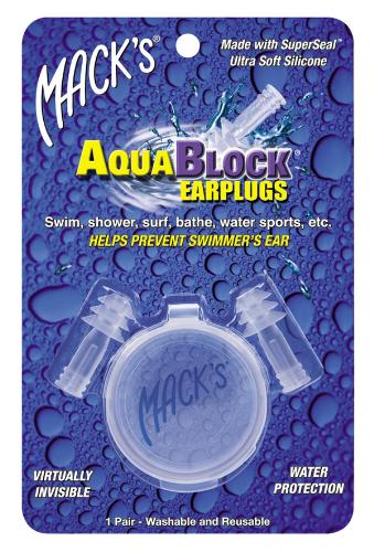 Swimming Ear Plugs - Hard - Pre-Molded Rubber plugs which is one of the types of swimming ear plugs available off the shelf.