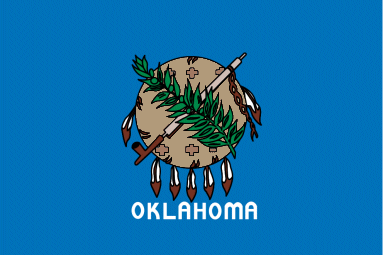 Oklahoma's Flag - This is a picture of my state's flag. Oklahoma's Flag - This is a picture of my state's flag.