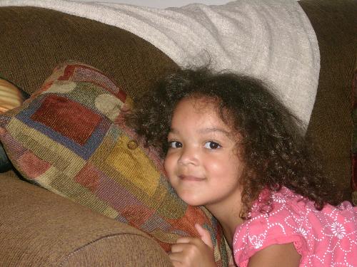 My Granddaughter - My precious 4 year old granddaughter posing for a picture.