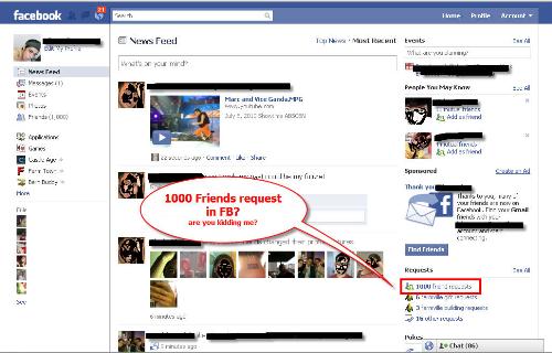 1000 fb  - facebook fan