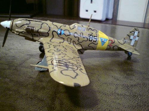 Model Maachi 202 - A picture of one of my own model aircraft at home.