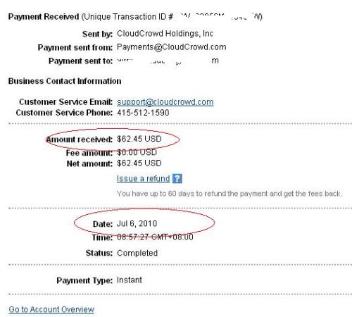 3 days earnings without investment - another great earnings for 3 days without the need to invest but just my time in it.