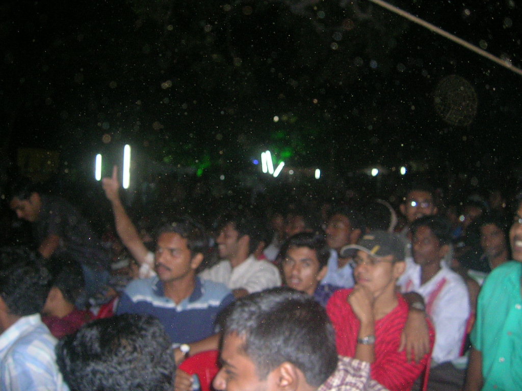 the crowd from dhwani !!! - all are enjoying
