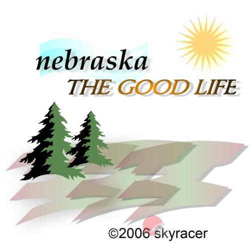 Nebraska, The Good Life - An original icon made my myself. Its used as a group logo.