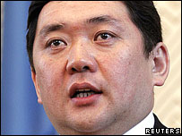 Prime minister: Mongolia - Mr Enkhbold, chairman of the Mongolian People's Revolutionary Party (MPRP), was chosen by parliament to succeed Tsakhiagiin Elbegdorj, a Democrat, whose government collapsed in January 2006 after the MPRP withdrew its members. The MPRP had accused his coalition of not doing enough to tackle poverty and corruption. Pro-opposition protesters accused the MPRP of trying to seize power.  Mr Enkhbold, the former mayor of Ulan Bator, said his government would focus on economic growth and the fight against official corruption. His predecessor's appointment in August 2004 ushered in Mongolia's first coalition government since the end of communist rule and followed weeks of political deadlock.