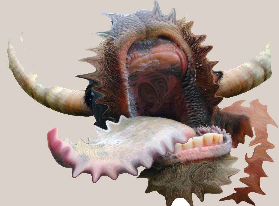 monster - my friend's photoshop work