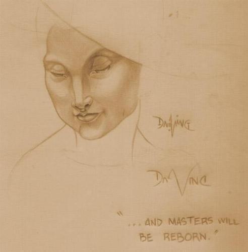 da vinci style - was done using ordinary pencil on an ordinary paper.. da vinci style - was done using ordinary pencil on an ordinary paper..