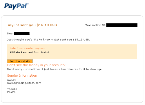 my payment proof - my payment proof and a decent one too!