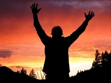 Worshiping God - Extend you arms and lift it to worship the God of our lives...