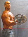 bodybuilders - this is a photo of bodybuilder doing exercise.