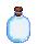 a small bottle - a pixel art of a small empty bottle. I made it in paint. I used this as a standard size for the bottled arts I make. I made around twenty of bottles that contains random things such as goo, little people, flies and hearts. It takes around ten to twenty minutes for me to finish one because I have no mouse. Over time, I am learning how to use the pad of my laptop.  I can't upload bmp versions so I have to lower its quality to jpg.