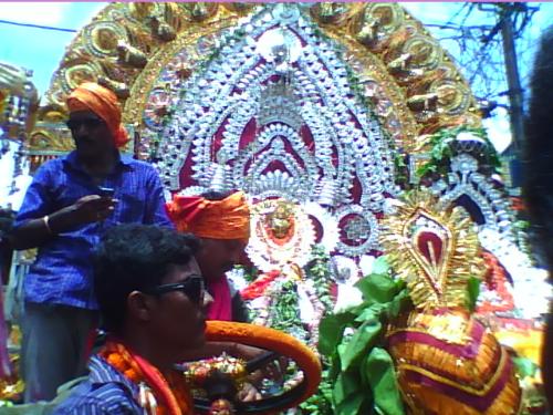 Sitalsasthi festival at Sambalpur - God shiva in the grand procession after marriage.