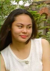 That Filipina look! - I didn't have the time to put on some make up but the foreign director liked it that way...and so this is me...all Filipina - natural look!