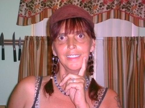 me - me in pig tails