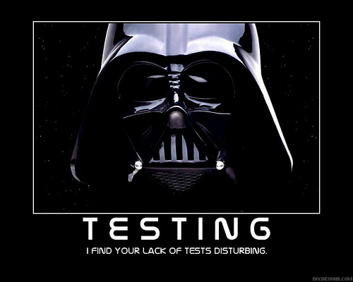 Work in testing - It is the photo shows about testing.:)