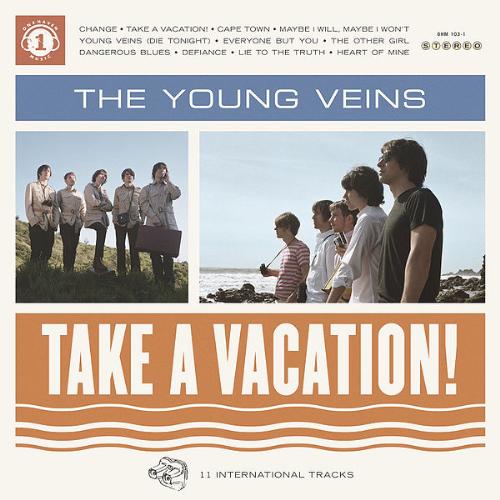 Take a vacation! - The Young Veins album title for Take A Vacation! This is their first release since leaving Panic at the disco. The singer is Ryan Ross, the guitarist is Jon Walker, the bassist is Andy Soukal, the drummer is nick murray and the keyboardist is nick white. They formed in 2009 after Ryan Ross and Jon Walker left P!ATD. The singles off this album so far are Change, Everyone But You, and Take A Vacation.