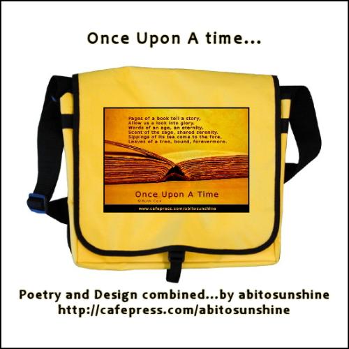 Messenger Bag - Messenger Bag -- created by abitosunshine  Poetry and Design Combined  CafePress abitosunshine  http://cafepress.com/abitosunshine