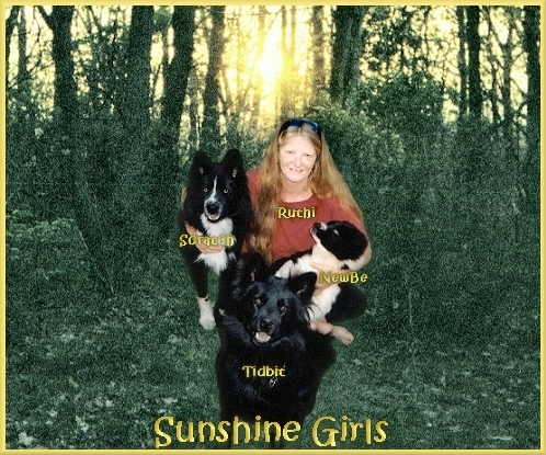 Sunshine Girls - Me and my girls, summer of 2003.