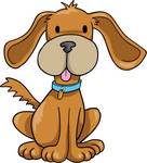 Nice clip art of dog - This picture is clip art of dog.That is cute to watch.Please see it and give your comments.