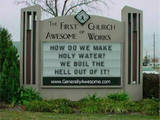 For all of you religious people out there... - Probably one of the funnnier religious photos ive seen in a while :)