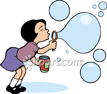 blowing bubbles :D - i love playing bubbles