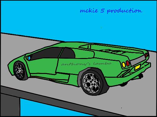 lambo drawing - drawing of a Lamborghini. How does it looks? 