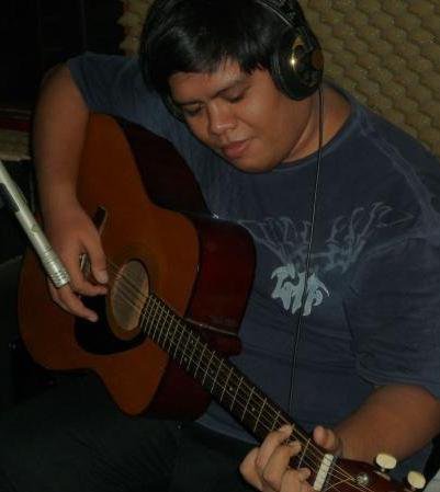 Zubbu Recording - During our recording for our official entry of Birhen sa Regla Song Writing Contest.