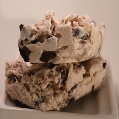 cookie dough soap - This picture is actually a bar of soap that looks and smells like cookie dough and has real chocolate chunks in it! 

http://www.trendyshoppes.com/chocolate-chip-cookie-dough-soap.html