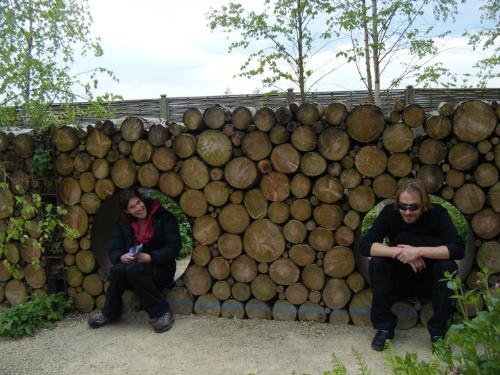 me and kath - this is at butterflyworld !