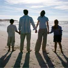 family - what could be more representative than 4 people holding hands?