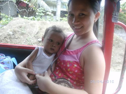 mother and son - How I wish I can carry my child with a smile in his face that i finally embrace him with my loving arms.I love you baby!
