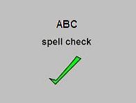 Spell check symbol - Spell checker is really helpful.