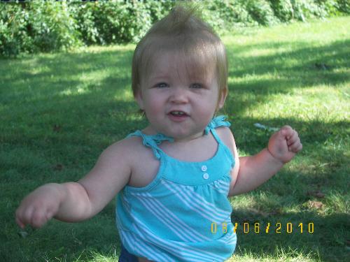 playing outside - She loves being outside