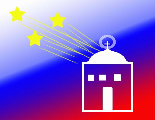 Misa De Gallo in Philippine flag design  - Misa De Gallo of the Philippines design in Philippine flag.