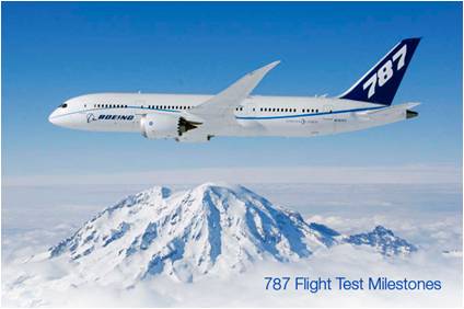 Boeing 787  - The Boeing 787, slated to arrive this year.