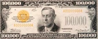 100,000 bill - a picture of 100,000 bill 100,000 bill - a picture of 100,000 bill
