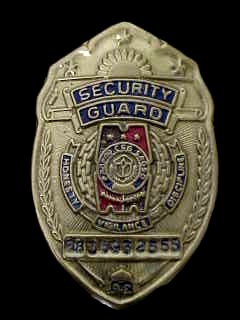 badge - honorable security guard