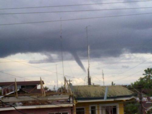 tornado in Balangiga, Leyte - rare incidents in the Philippines...
