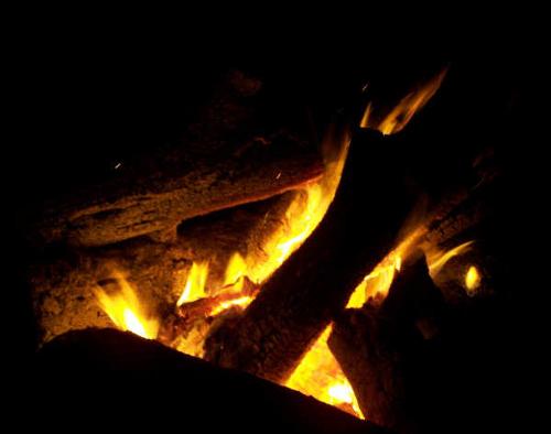 Camp fire - Camp fire in the night