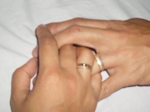 our bond - These are our wedding rings.