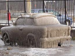 Frozen car - Nice